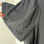 Time And Tru 3xl Black Shirt Blouse With Frilly Sleeves Size 3X Photo 1