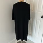 Eileen Fisher  Black Tencel Stretch Shift Dress Photo 1