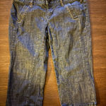 Free People Jean long denim shorts (or short capri) dark wash sz 29 Photo 0