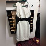 Mod office dress flattering hourglass Black Size 8 Photo 4