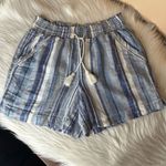 Briggs New York Briggs Linen Blend Striped Drawstring
Shorts Women's Size Small Photo 8