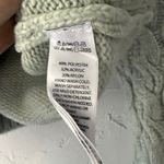 Jessica Simpson Cable Knit Sweater Green Pullover Soft Coquette Fisherman Photo 6