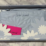 Betsey Johnson NWT  Floral Periwinkle Blue Wallet Detachable Wristlet Clutch Photo 0
