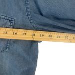 Uniqlo  Women's Size Large Chambray Pearl Snap Shacket Button‎ Up Top Photo 6