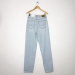 American Eagle  Highest Rise Baggy Straight Jeans 8 Extra Long Light NWT Photo 1