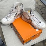 Nike Blazer Mid ’77 ESS White Metallic Silver Black Women’s Size 6.5/Mens 5 Photo 10