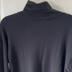 Fifteen Twenty  Black Cowl Neck Hoodie with Zipper Accents Photo 9