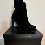 Lulus Loriah Black Velvet Booties Photo 0