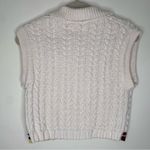 Maeve By Anthropologie Cotton Wool Blend Oversized Cropped Sweater Vest XS Photo 3