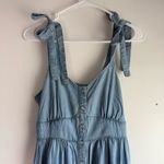 Levi's NWT  Light Blue Denim Katherine Maxi Dress Photo 7