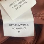 Vuori Womens Studio Pocket Leggings Pink Maroon Size Medium Photo 7