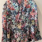 ZARA  Women's Floral Blazer Photo 2