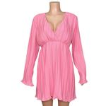 Lovers + Friends  Bernice Pleated Mini Dress, Candy Pink, Large Photo 7
