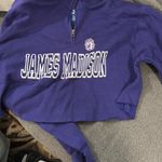 Blue 84 James Madison sweatshirt crop 3/4 zip Photo 0