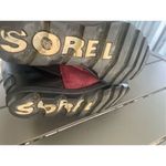 Sorel Joan of Artic Wedge Ankle Boots Red Wine Size 8 Photo 15