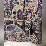 Silverado Women's Vintage Tapestry Boho Southwestern Paisley Jacket Size Medium Tan Photo 3