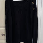 Time & Tru black soot knit long sleeve sweater size XXL Photo 0
