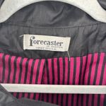 Vintage Forecaster Of Boston Rain Trench Coat Jacket Womens‎ 46" long Black 12 Photo 5