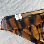 Tiger Print Sheer Scarf Black Photo 1