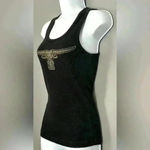 Cowgirl Hardware Black Tank Top 401) Size M Photo 3