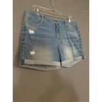 Arizona Jeans Arizona Jean Co Light Wash Cuffed Denim Jean Shorts Size 15 Photo 1