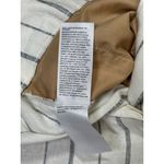 Old Navy  Size M Woman Extra High-Rise Taylor Wide-Leg Striped White Linen-Blend Photo 5