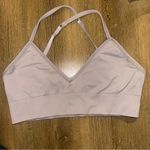 Lululemon Awakening Bra Taryn Toomey Collection Misty Mauve Purple Grey Size 8 Photo 3
