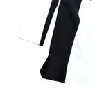 Anne Klein Anne‎ Klein Cream Black Lilly White Colorblock Long Trench Coat Sz XS NWT Photo 5