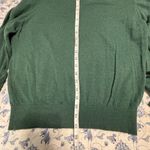 August Silk  Emerald Green Silk Blend Turtleneck Sweater Size XL Photo 3