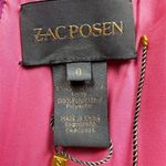 Zac Posen Women's Pink Cap Sleeve Knee Length Dress Size 0 Silk Formal Photo 5
