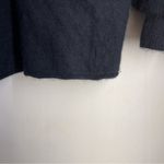 margaret o'leary 100% Cashmere Ruffle Sleeve Sweater Black size M Photo 7