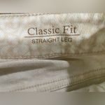 Croft & Barrow  Cream Classic Fit Straight Leg 10 Average Stretch Photo 9
