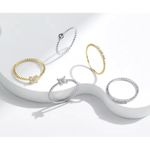 Boutique SALE 14k Platinum Beaded Bezel Diamond Ring, GRA Certificate Photo 12