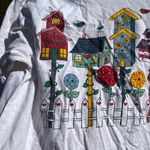 Vintage Bird Houses 1995 Vicki Melhart Single Stitch T Shirt Size L USA Made White Size L Photo 6