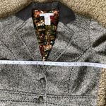 CAbi Gray Tweed Blazer Tailored Suit Jacket Photo 3