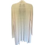Eileen Fisher Organic Linen Blend Pale Pink Open Front Cardigan Womens Size L Lo Photo 1