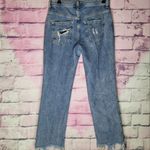Free People  WE THE FREE MAGGIE RIPPED CROPPED STRAIGHT LEG JEANS 25 Photo 1