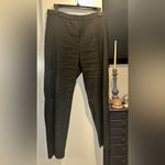 Theory  Sleek Flannel Treeca Pull On Pant In Black Photo 5