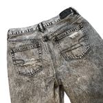 American Eagle  Grey Acid Wash Distressed Mom Jeans, Sz 8 Photo 7