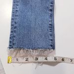 Free People We the Free Jeans High Rise Relaxed Blue Denim Button-Fly Ripped Photo 7