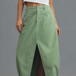 Anthropologie Pilcro Barrel Cotton Midi Skirt Photo 0