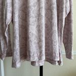 Romantic Boho Paisley Long Sleeve Blouse 3X Flowy Casual Top Soft Stretch Shirt Purple Photo 7