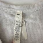 Alo Yoga  Seamless Ribbed Serene Cropped Top Photo 5