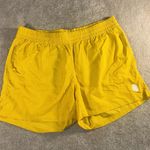 womens stio nylon shorts xl yellow pockets Drawstring Photo 0