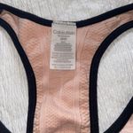 Calvin Klein Performance Padded Sports Bra Blush Light Pink & Black Photo 4