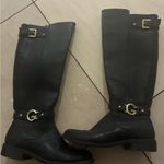 G by Guess Guess Elegant Black Leather Boots Photo 0