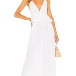 Tularosa  Brier Embroidered Dress in White Small New Womens Maxi Eyelet Long Gown Photo 8