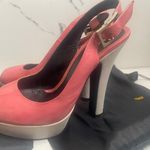 Fendi Platform Peep Toe High Heels Pink/White Made in Italy Women’s shoe size 36 Photo 4