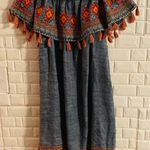 Tolani  Boho western Aztec over shoulder dress Photo 0