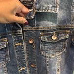 ZARA  Blue Jean Jacket Cropped Timeless Photo 3